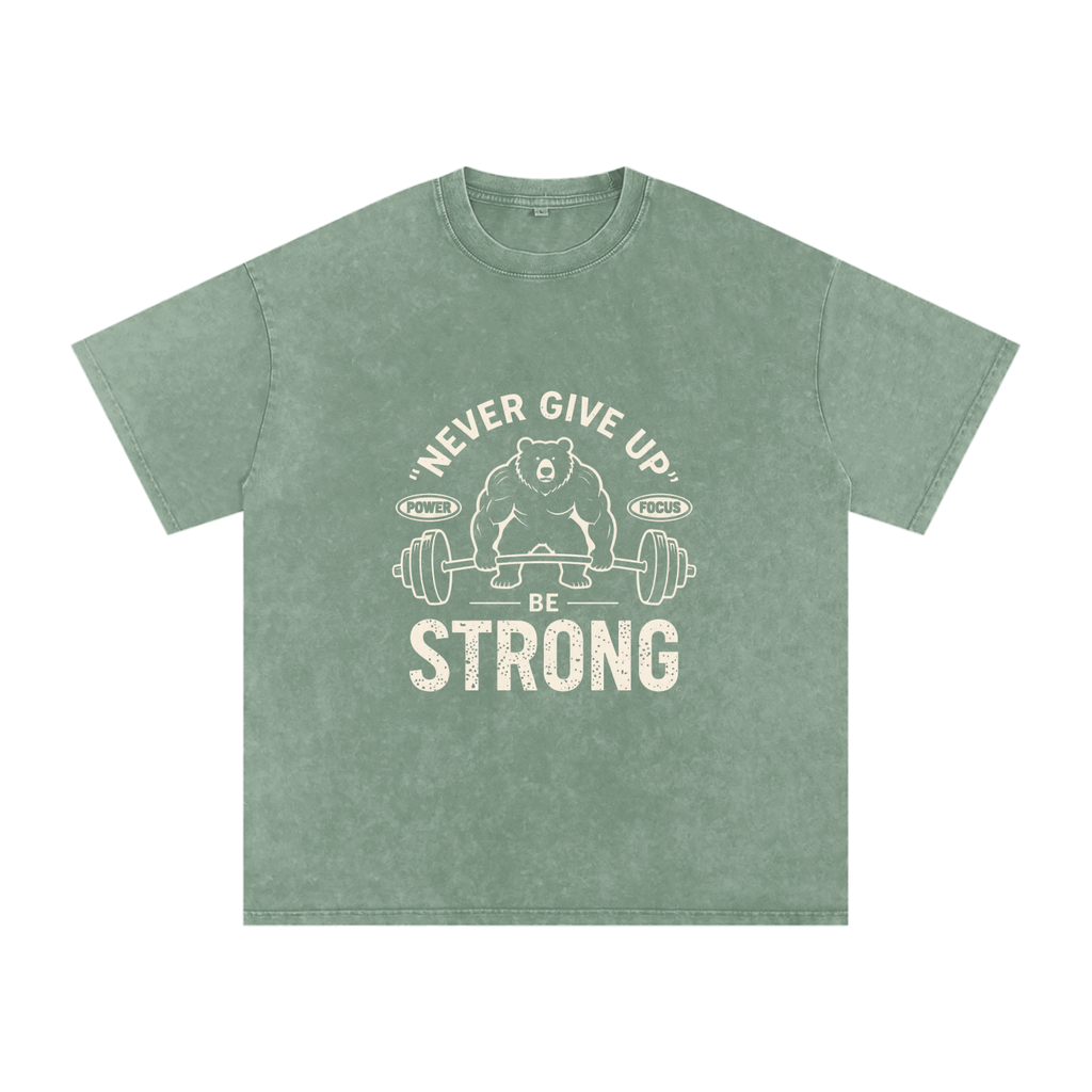 INSUARIA — Snow-Washed Oversized Cotton Tee