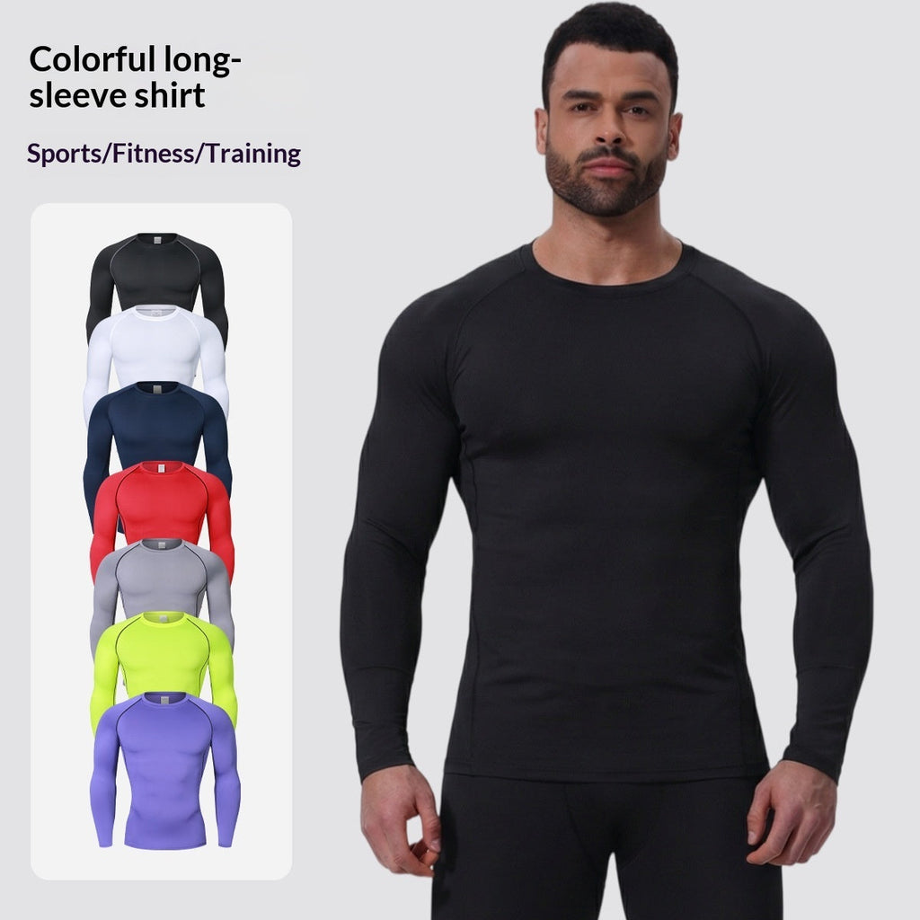 Men's Compression Long Sleeve Training Shirt – Quick Dry