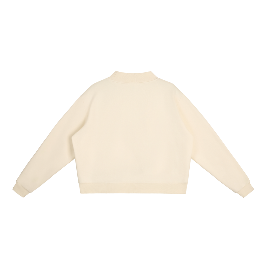 INSUARIA — Women’s Fleece Mock-Neck Sweatshirt