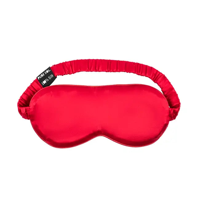 Mulberry silk sleep mask, side view