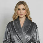 Women's ultra-soft plush robe, view 20