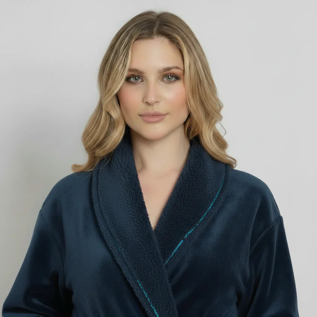 Women's ultra-soft plush robe, view 18