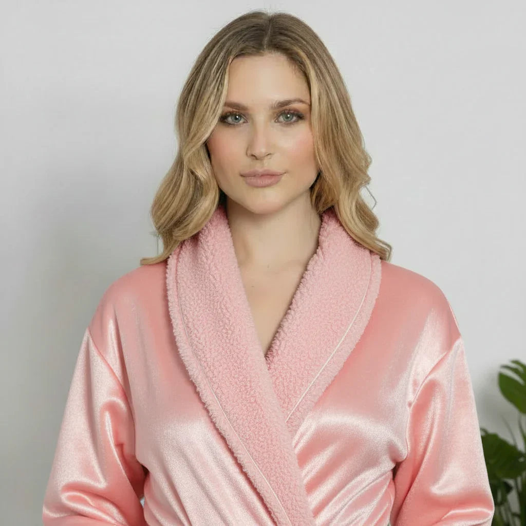 Women's ultra-soft plush robe, view 17