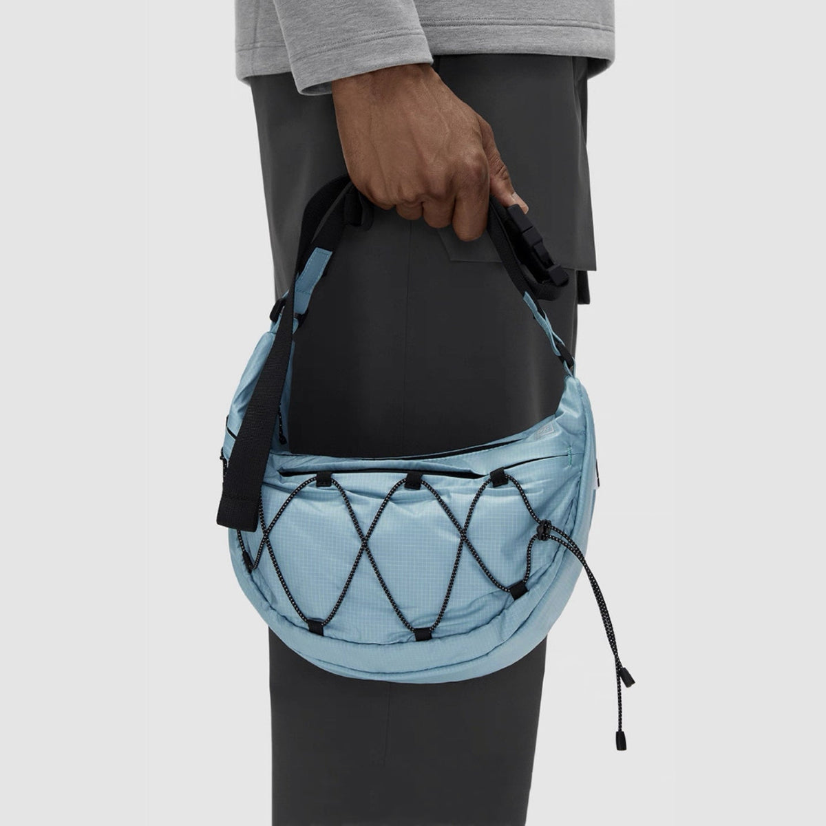 Nylon crescent sling bag, view 9