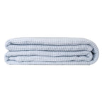 Waffle weave cotton throw