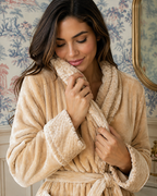 Women's ultra-soft plush robe, view 12