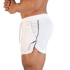 Men's gym training shorts with pockets, view 6