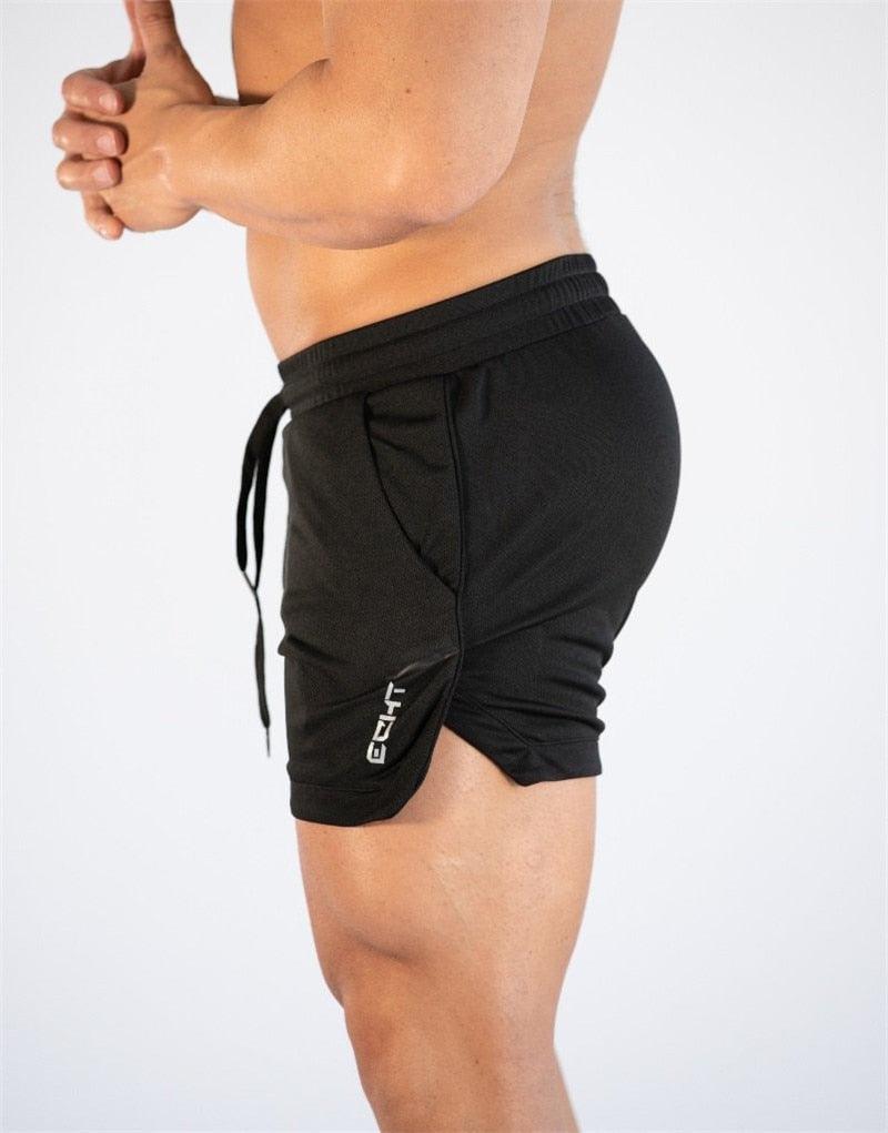 Men's gym training shorts with pockets, view 8