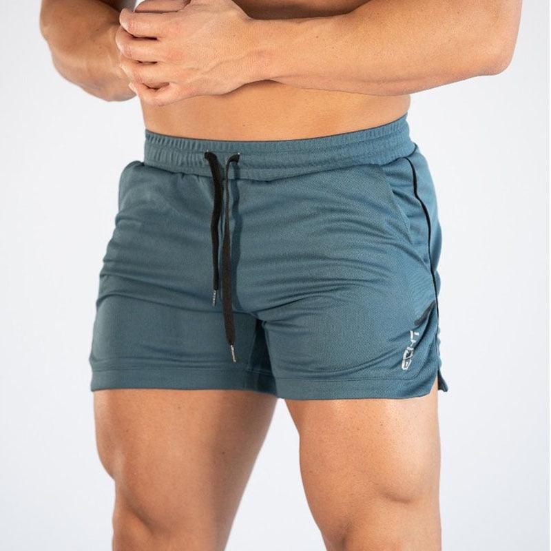 Men's gym training shorts with pockets, view 4