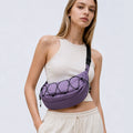 Nylon crescent sling bag
