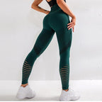 Two-tone mesh leggings, view 6