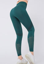 Two-tone mesh leggings, view 21
